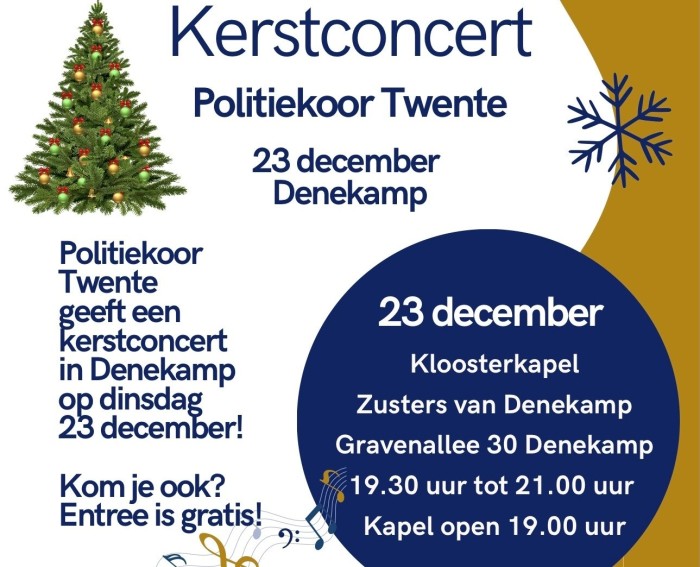 kerstconcert Politiekoor