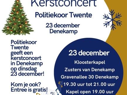 Kerstconcert Politiekoor Twente